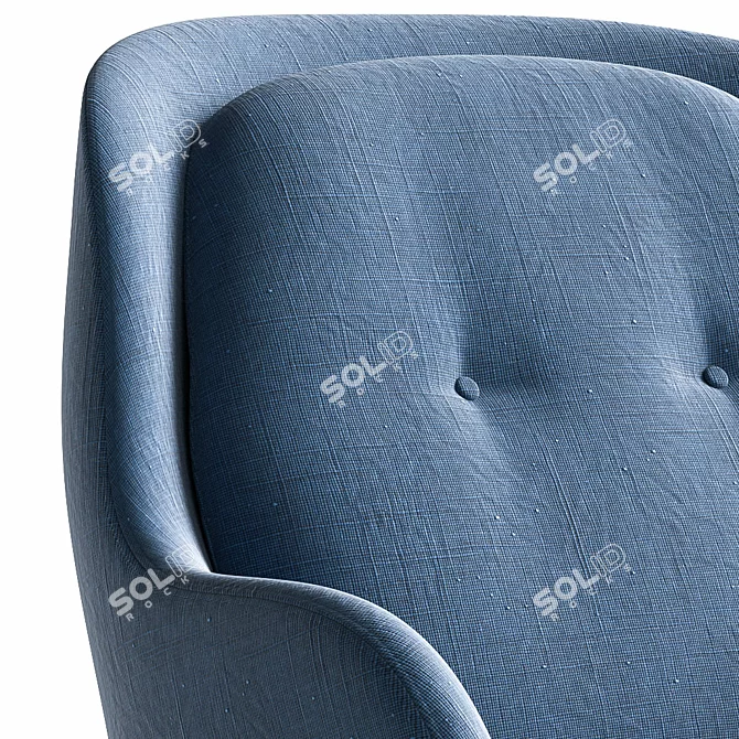 FRI JH4DS Lounge Chair by Fritz Hansen 3D model image 7