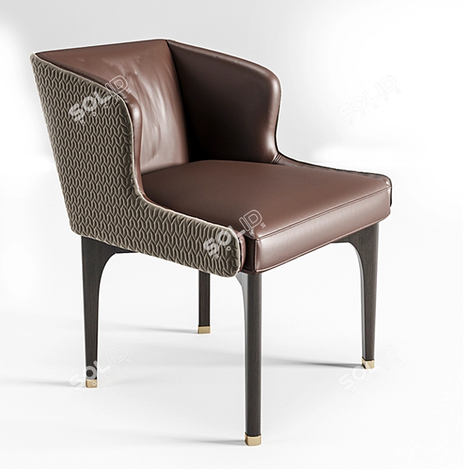 Elegant Comfort: AUDREY Heritage Chairs 3D model image 3