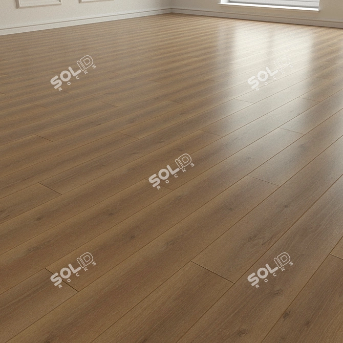 Natural Wood Parquet Laminate 3D model image 2