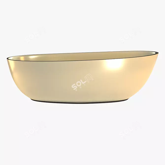 Delightful Corian Bath 3D model image 3