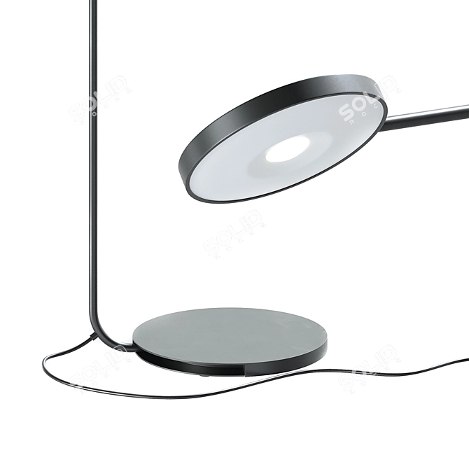 Modern LED Floor Lamp by IKEA 3D model image 5