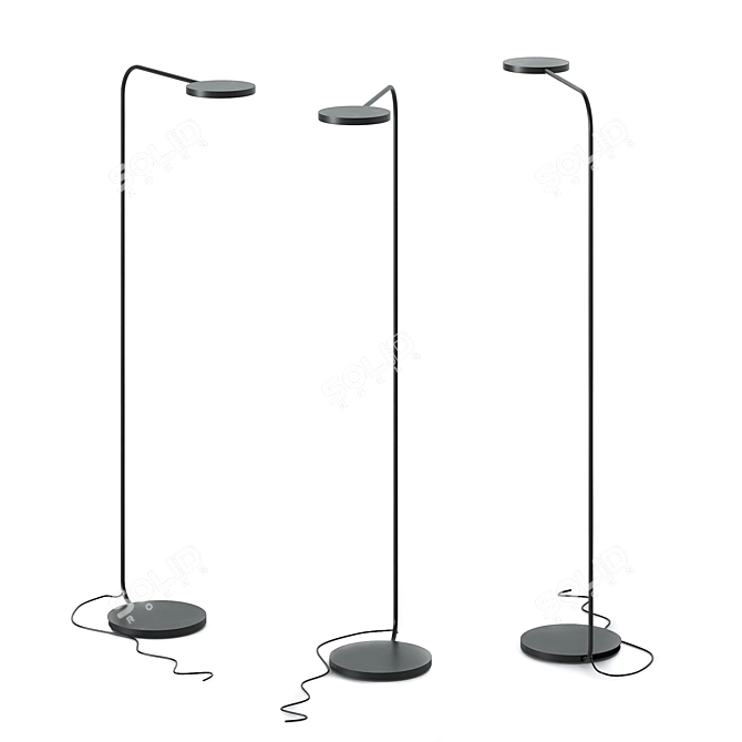 Modern LED Floor Lamp by IKEA 3D model image 6