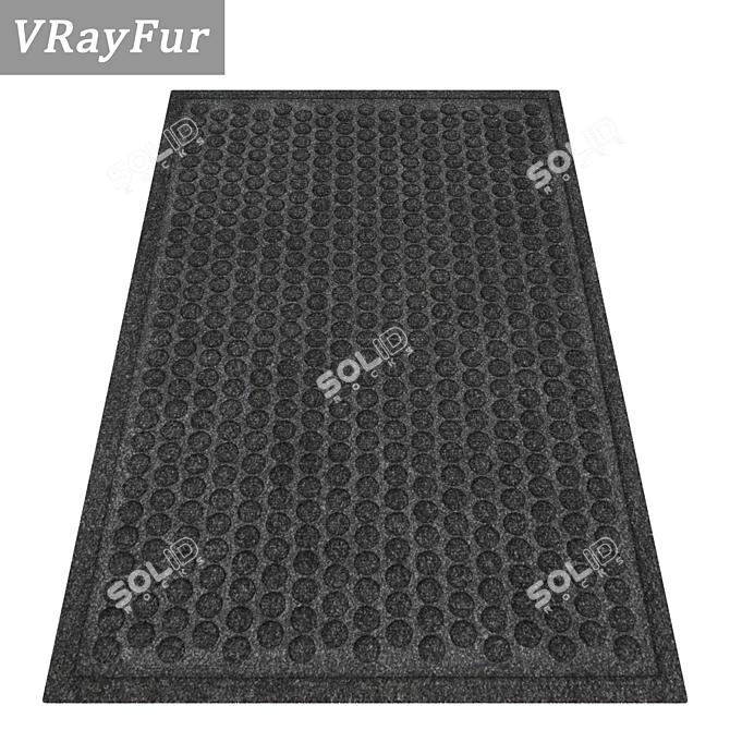 High-Quality Carpet Set 743 3D model image 2