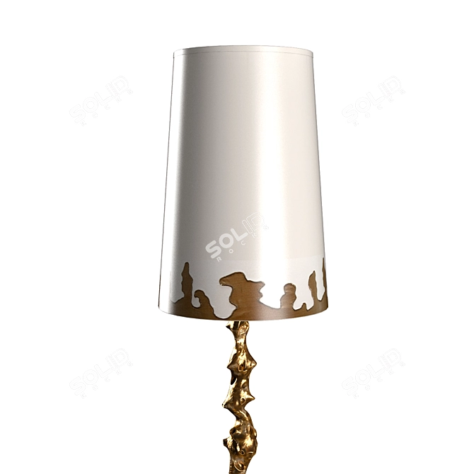 Grotto Bronze Floor Lamp 3D model image 4