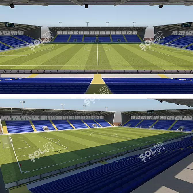 Ultimate Football Stadium 3D model image 2
