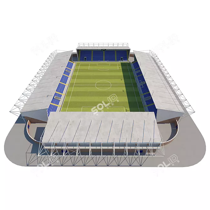 Ultimate Football Stadium 3D model image 3