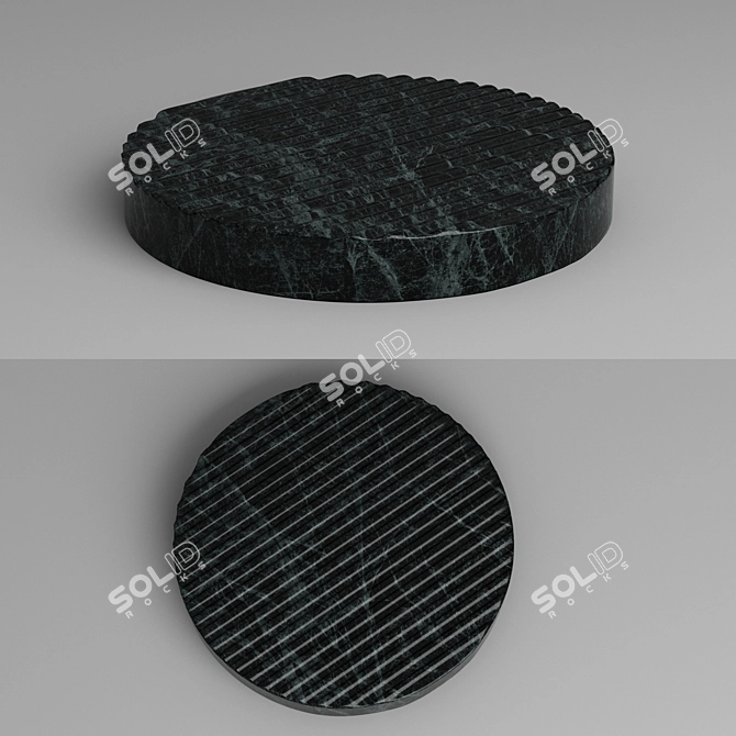 Title: Stylish Muuto Groove Trivet 3D model image 2