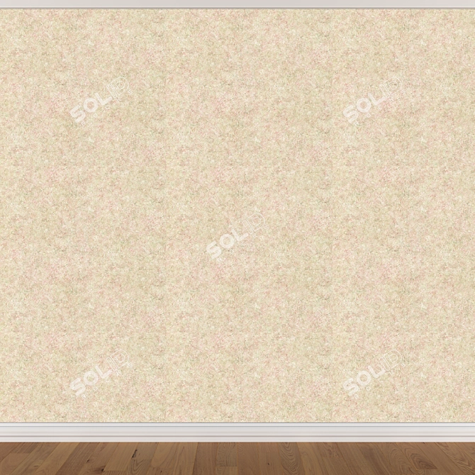 Seamless Wallpaper Set - 3 Colors 3D model image 2