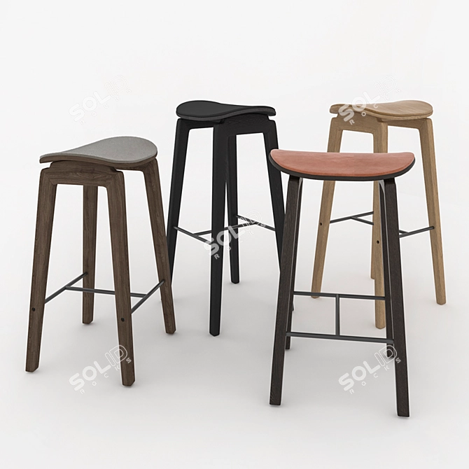 NORR11 NY11 Bar & Dining Chairs 3D model image 1