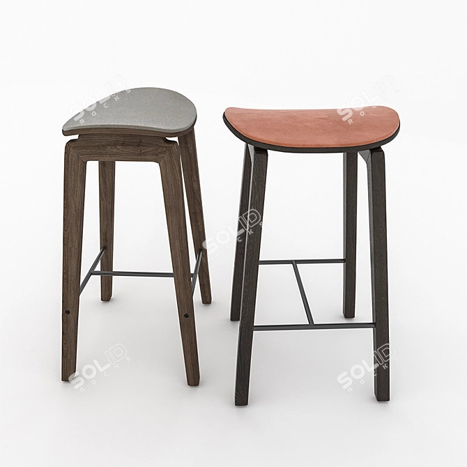 NORR11 NY11 Bar & Dining Chairs 3D model image 3