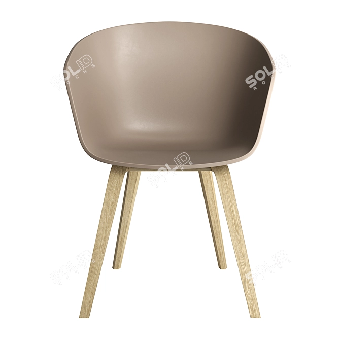 Modern Minimalist AAC22 Chair 3D model image 2