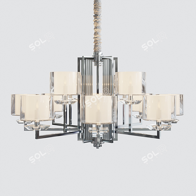 Newport 4400 Chandelier: Elegant and Spacious 3D model image 2