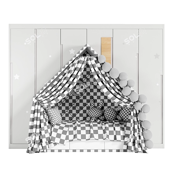 Modular Children Room Set 3D model image 4