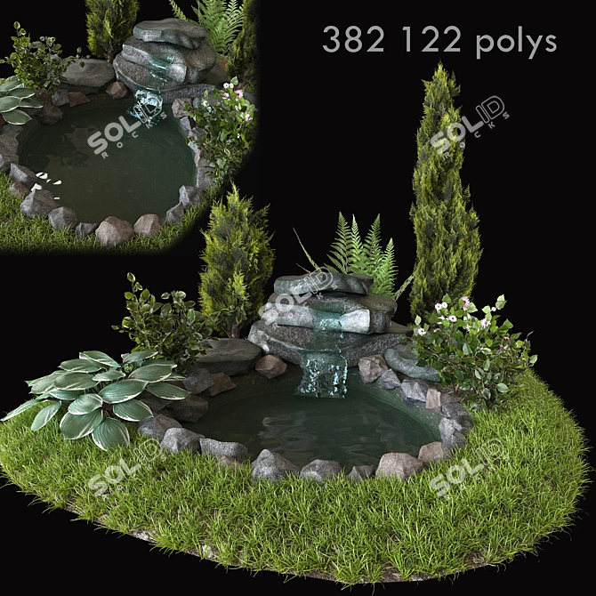 Alpine Meadow 3D Model 3D model image 6