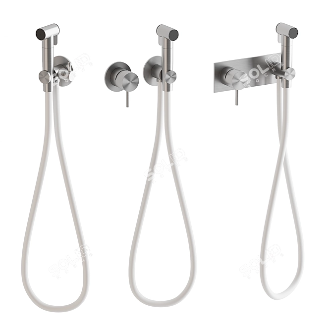 Advanced Hygiene Shower System 3D model image 1