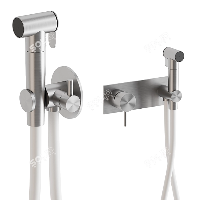 Advanced Hygiene Shower System 3D model image 2