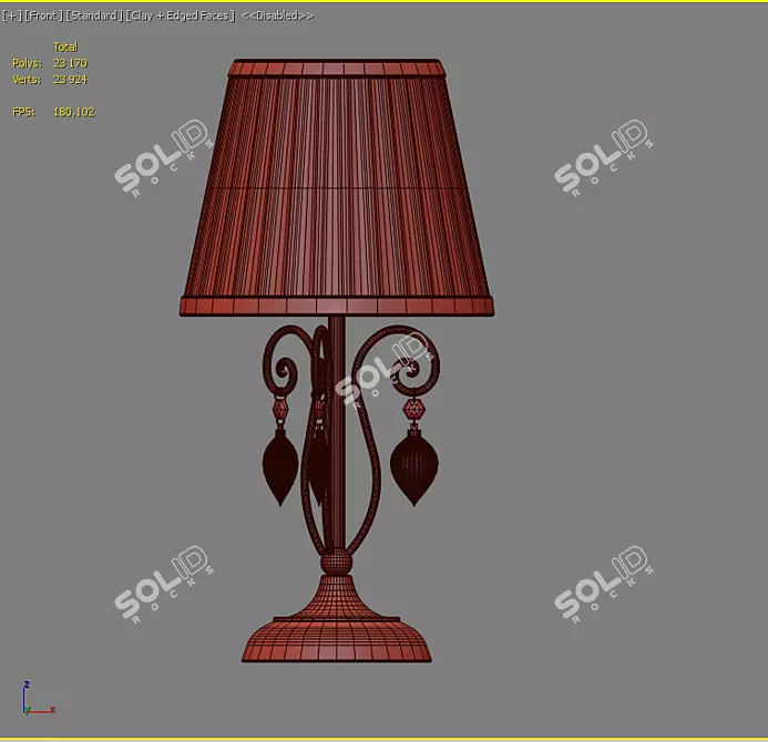 Odeon Light Niagara Table Lamp 3D model image 3