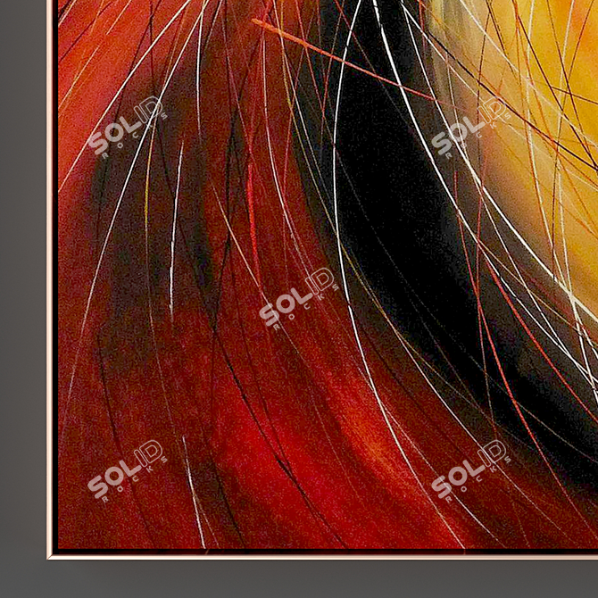 Contemporary Framed Artwork Collection 3D model image 2