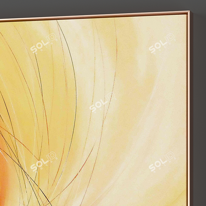 Contemporary Framed Artwork Collection 3D model image 3