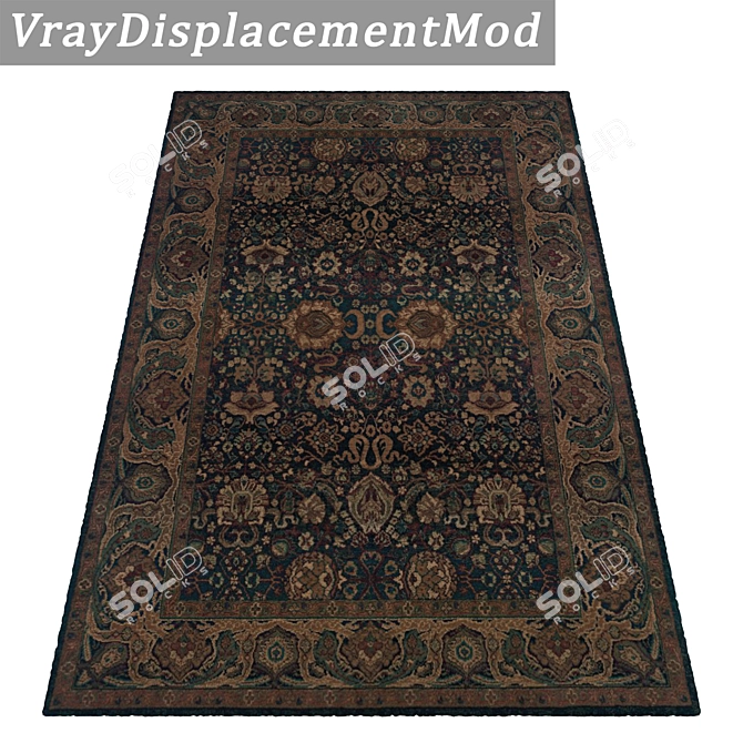 Luxury Carpet Set: High-Quality Textures 3D model image 3