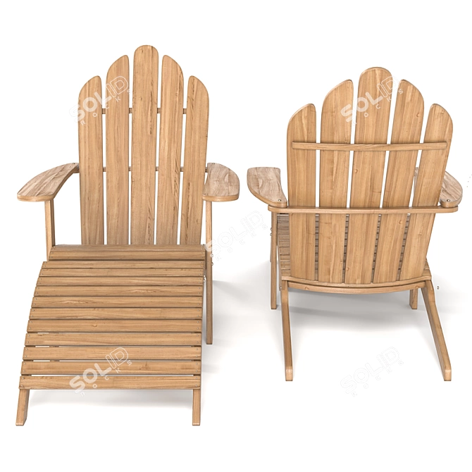 Outdoor Oasis Garden Chair 3D model image 3