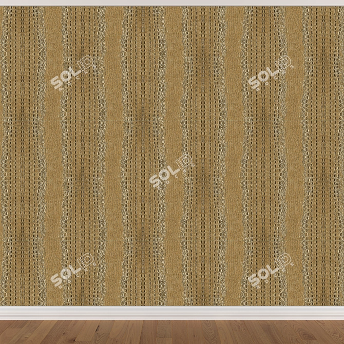 Seamless Wallpaper Set - 3 Colors 3D model image 4