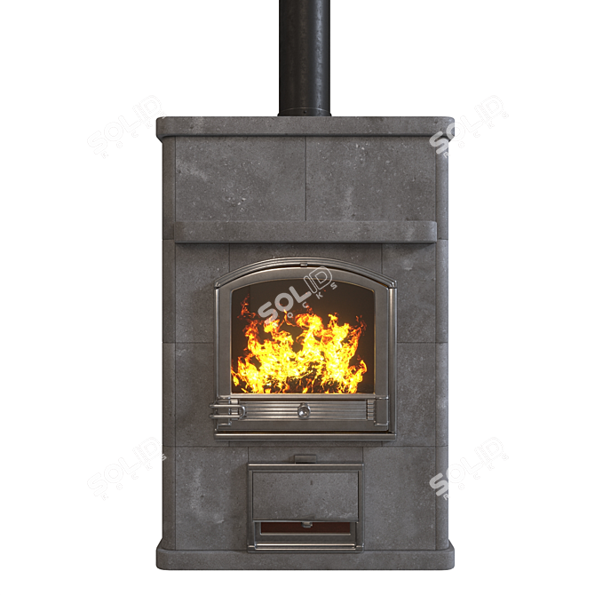 Cozy Fire: TULIKIVI TU820 S 3D model image 2