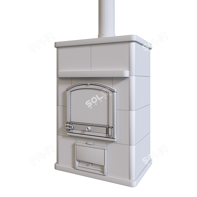 Cozy Fire: TULIKIVI TU820 S 3D model image 4