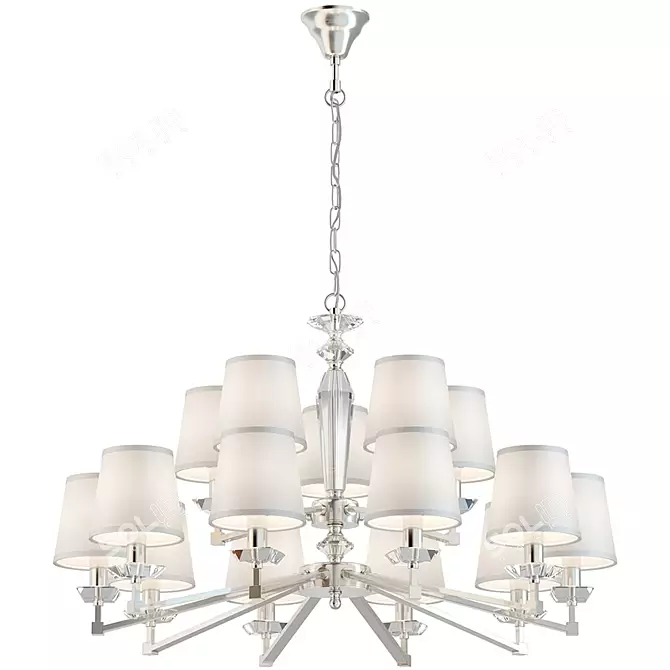 Elegant Beira Chandelier: Maytoni Classic 3D model image 1