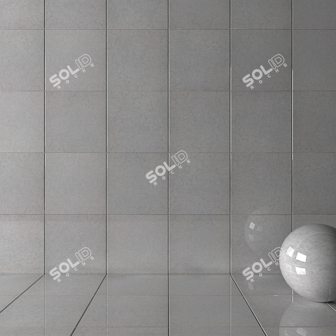 Elegant Perona Frey Wall Tiles 3D model image 3