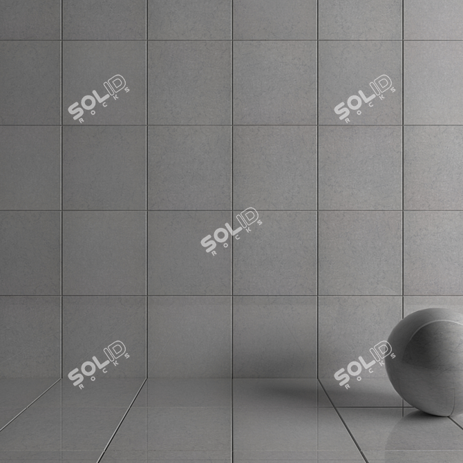 Elegant Perona Frey Wall Tiles 3D model image 4