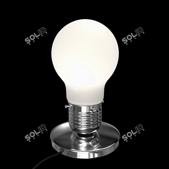 Elegant ST Luce Buld Table Lamp 3D model image 4