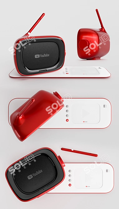 SoundSync: The Ultimate YouTube Radio 3D model image 2