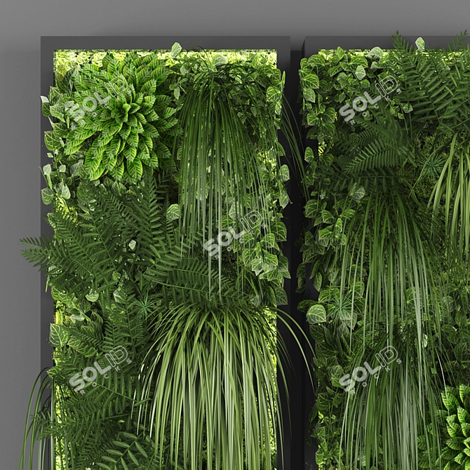 Poly-337709 Vert-490924 Vertical Garden 3D model image 2