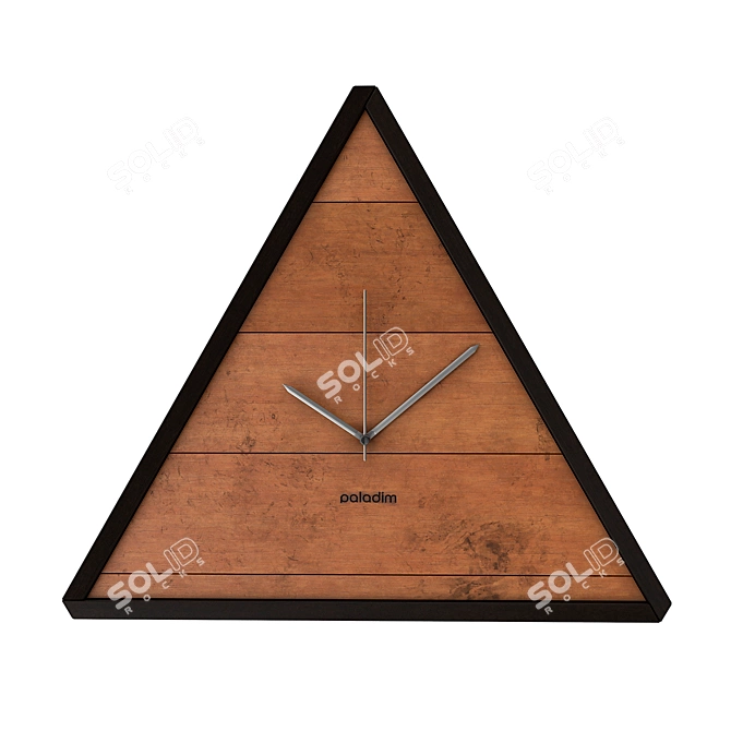 Quadruple Chic Wall Clock Set 3D model image 3