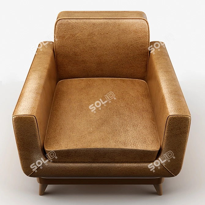 Modern Mk Armchair: 2013 Design 3D model image 2