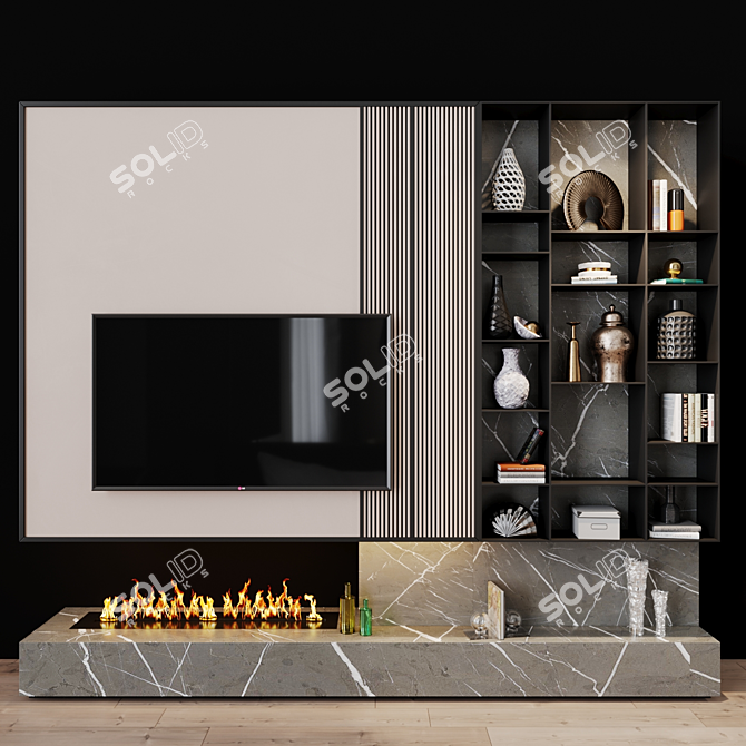 Designer TV Set by Stanislav Kaminskyi 3D model image 1