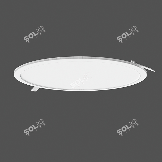 SAONA C0183 Recessed Light - 2200Lm, LED, 24W, Aluminum, 4000K 3D model image 3