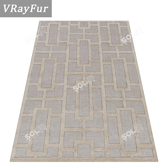 Luxury Carpets Set | High-Quality Textures 3D model image 2