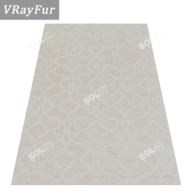 Luxury Rug Set: High-quality Textures, Versatile Usage 3D model image 2