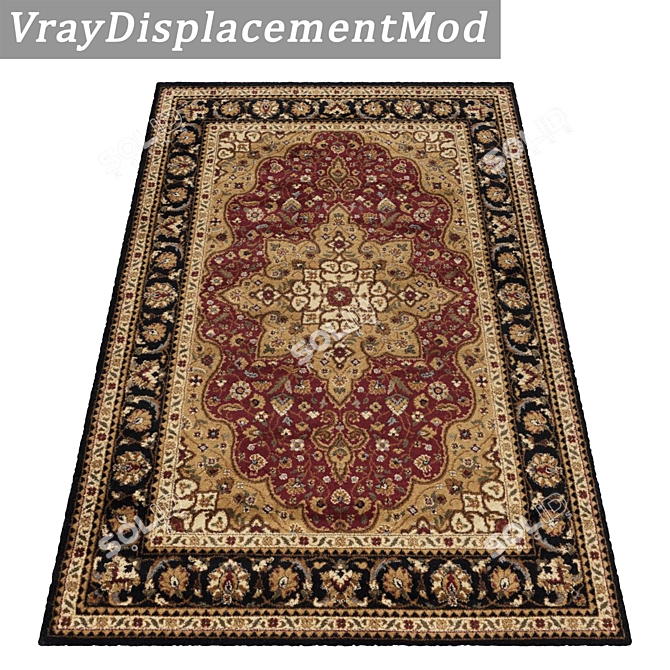 Title: Premium Quality Carpet Set 3D model image 3