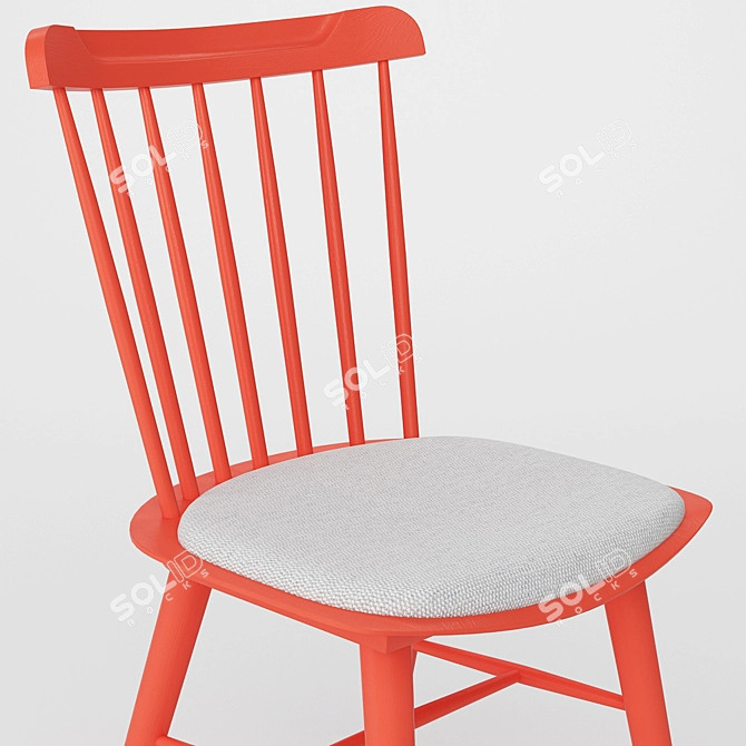 Modern Ironica Chair: Timeless Country Style 3D model image 3