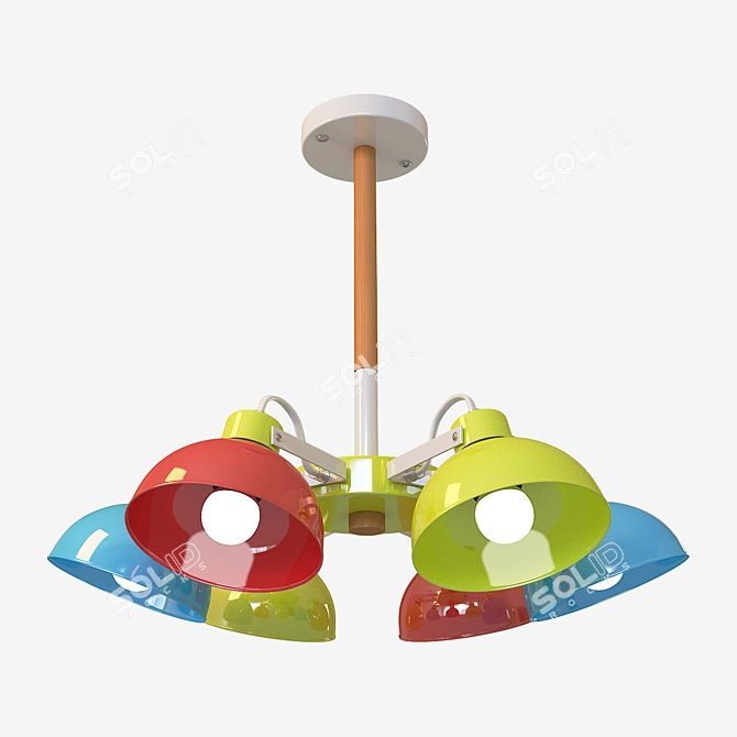 Modern Pendant Lights by Ideal Lux TITTI 3D model image 1