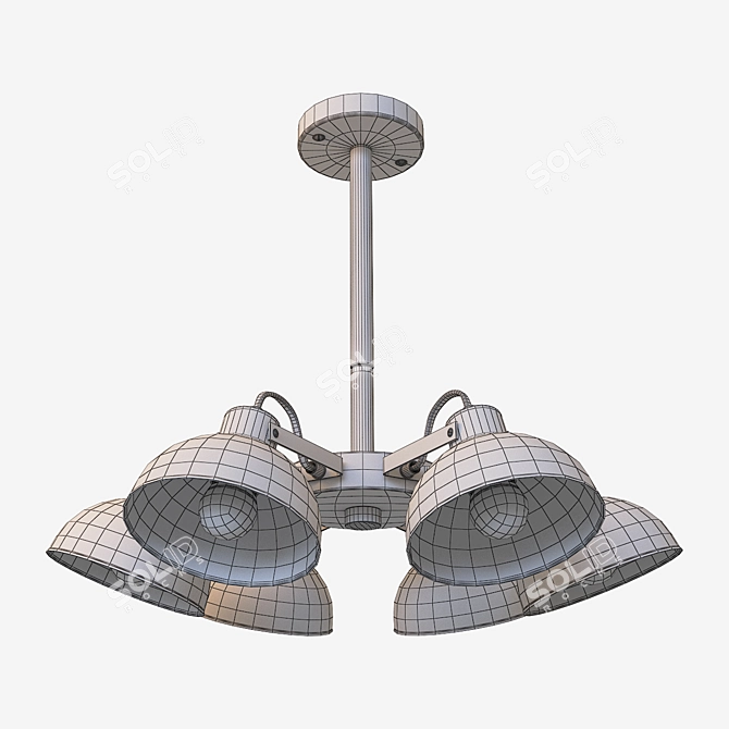 Modern Pendant Lights by Ideal Lux TITTI 3D model image 3