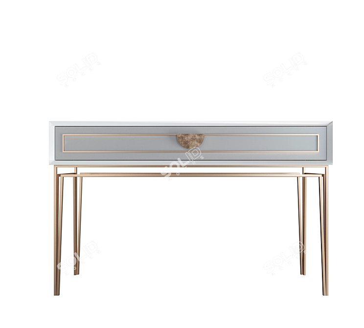 Neoclassic Console: Elegant and Versatile 3D model image 3