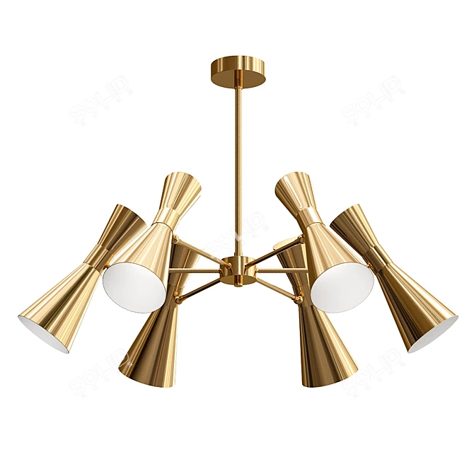 Sands of Time Chandelier 3D model image 1