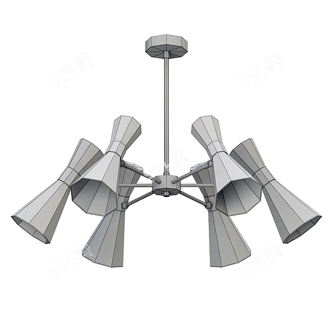 Sands of Time Chandelier 3D model image 2