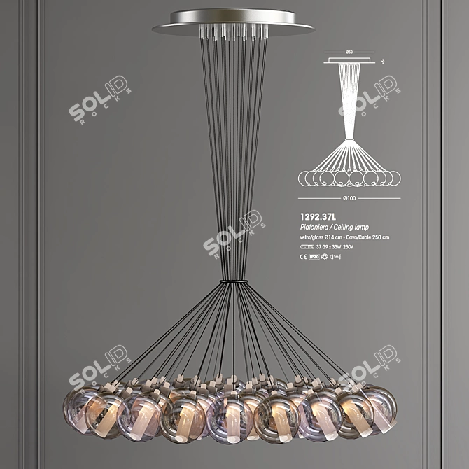 Eslicce Pendant Lamp 2013 3D model image 1