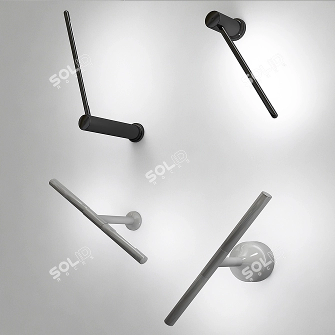 Modern Wall Lighting Collection: Colibri and MOSCA 3D model image 2