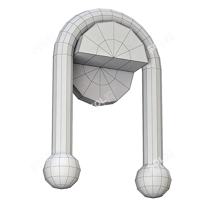 Modern Elegance: Bower Studios C Sconce 3D model image 2